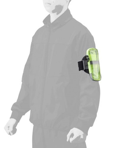Держатель для телефона Mizuno Arm Pouch сер - Фото 4 большая