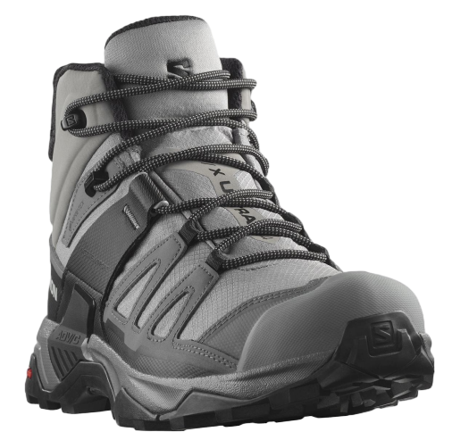 Кроссовки мужские Salomon X Ultra 4 Mid Gtx Sharkskin/Quiet Shade/Black - Фото 4 большая