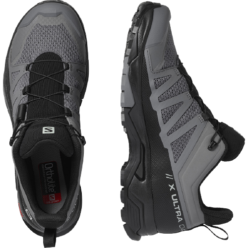 Кроссовки мужские Salomon X Ultra 4 Quiet Shade/Black - Фото 4 большая