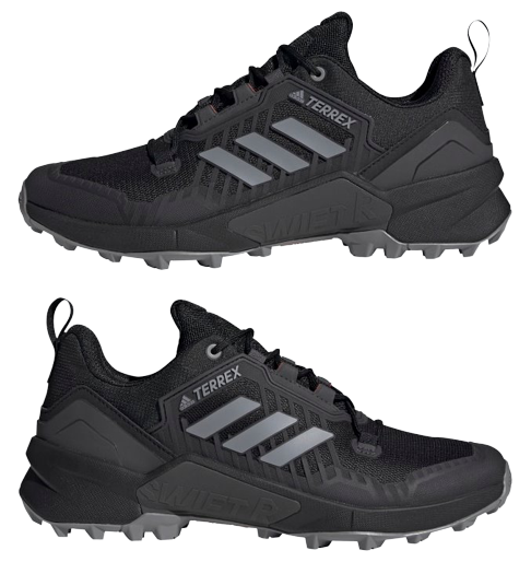 Кроссовки мужские Adidas Terrex Swift R3 Core Black/Grey Three/Solar Red - Фото 7 большая
