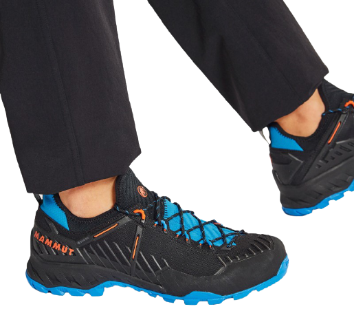 Ботинки мужские Mammut Alnasca Knit II Low GTX Black/Tarn - Фото 8 большая