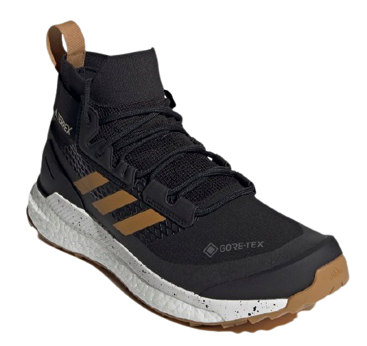 Кроссовки мужские Adidas Terrex Free Hiker Gtx Core Black/Mesa/Crystal White - Фото 4 большая
