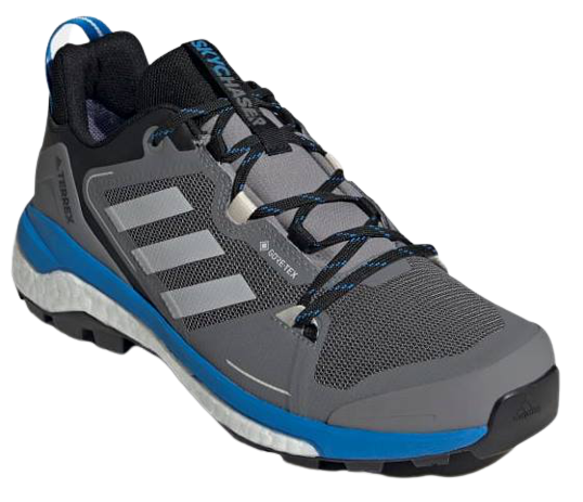 Кроссовки мужские Adidas Terrex Skychaser Gtx 2.0 Grey Three/Grey Two/Blue Rush - Фото 4 большая