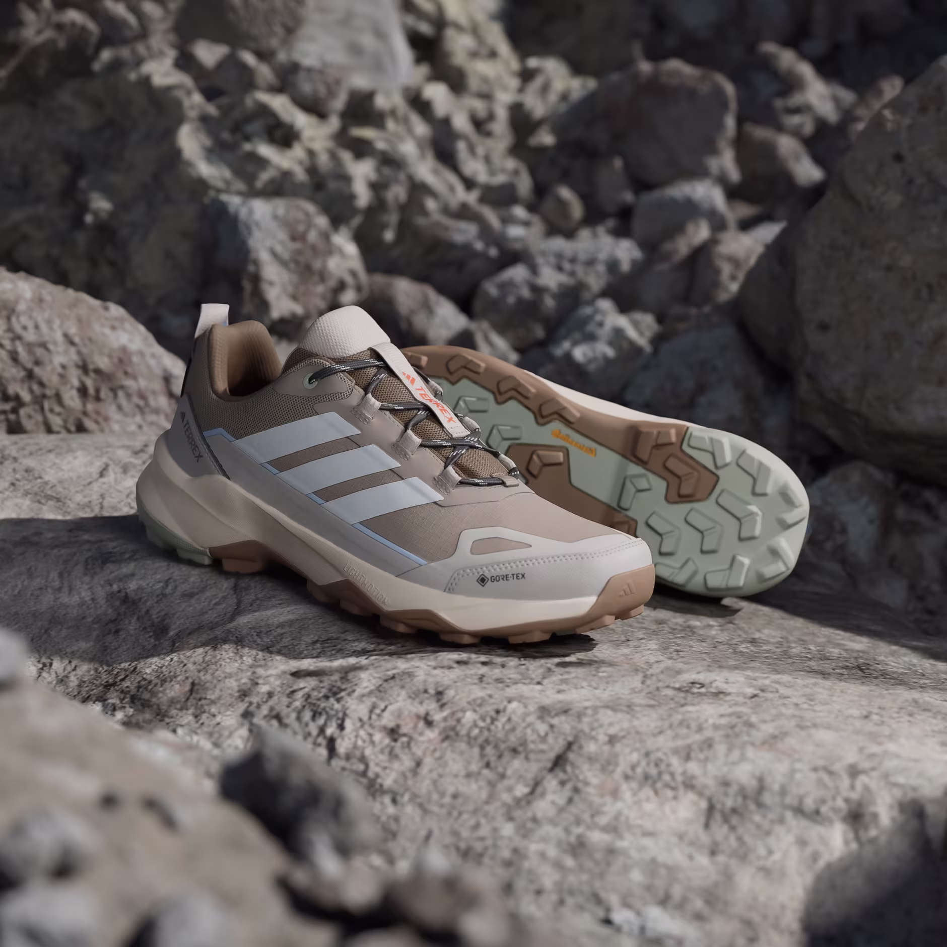 Кроссовки мужские Adidas Terrex Skychaser Ax5 Gtx Blacar/Owhite/Wonalu - Фото 12 малая