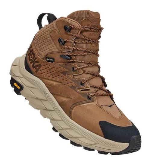 Кроссовки мужские Hoka Anacapa Mid Gtx Otter/Black - Фото 1 большая