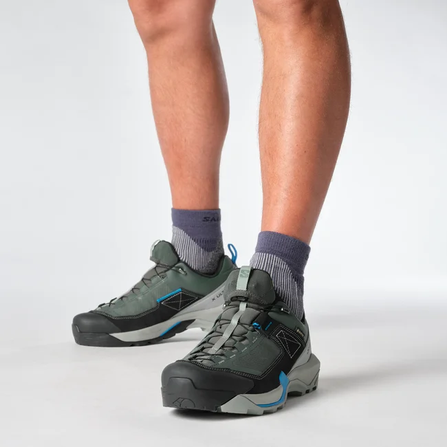 Кроссовки мужские Salomon X Ultra Alpine Gtx Urban Chic/Black/Transcend Blue - Фото 8 малая