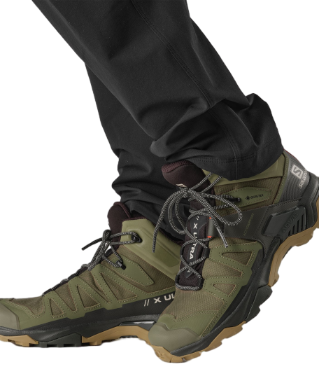 Кроссовки мужские Salomon X Ultra 4 Mid Gtx Deep Lichen Green/Peat/Kelp - Фото 6 большая
