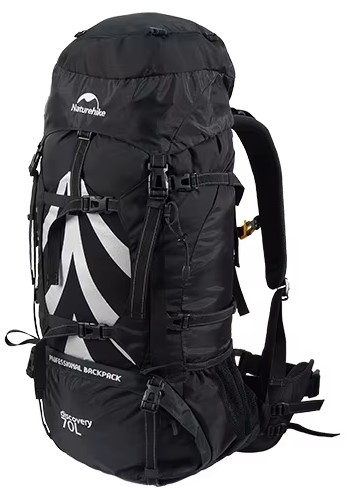 Рюкзак Naturehike Discovery 70L Black - Фото 1 большая