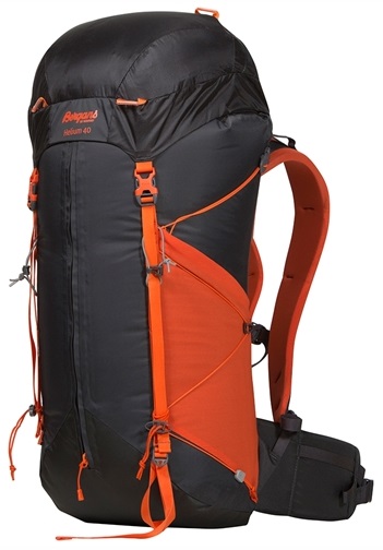 Рюкзак Bergans Helium 40 Solid Charcoal/Koi Orange - Фото 1 большая