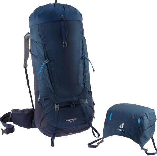 Рюкзак Deuter Aircontact 75+10 Midnight/Navy - Фото 3 большая