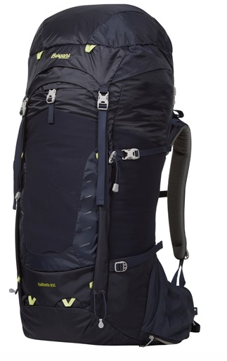 Рюкзак Bergans Trollhetta 95 MidnightBlue/Lime - Фото 4 большая