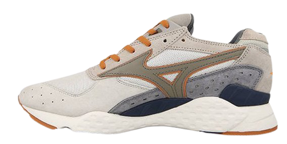 Кроссовки мужские Mizuno Mondo Control Premium Бел/Сер/Оранж - Фото 7 большая