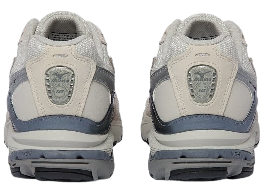 Кроссовки мужские Mizuno Wave Rider 10 Premium бел/св.сер/сер - Фото 6 большая