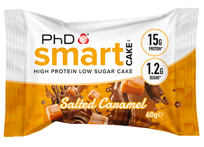 Протеиновый десерт PhD Smart Cake Соленая Карамель Торт 60 г - Фото 1 большая