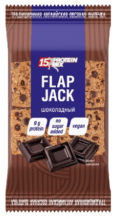 Печенье Protein Rex овсяное протеиновое Флэпджек Шоколадное 60г - Фото 1 большая