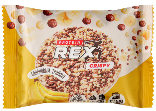 Хлебцы Protein Rex протеино-злаковые Банановый Трайфл 55г - Фото 1 большая