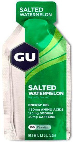 Гель энергетический GU Energy Gel Caffeine 32 г Соленый арбуз - Фото 1 большая