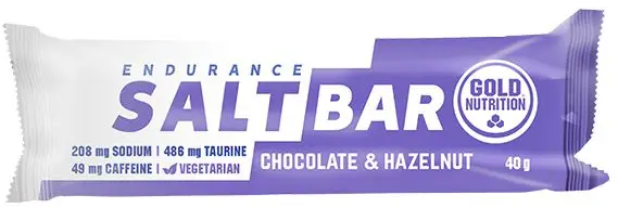Батончик Gold Nutrition Endurance Salt 40г Шоколад/Лесной Орех - Фото 1 большая