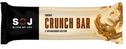 Батончик Soj Crunch Bar Арахисовая Паста 40г - Фото 1 большая