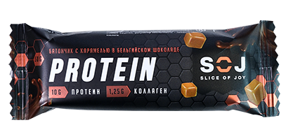 Протеиновый батончик Soj Protein Соленая Карамель 50г - Фото 1 большая