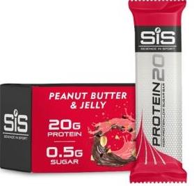Батончик SIS Protein 20 Арахисовое масло с джемом 64г - Фото 3 большая