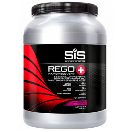 Напиток восстановительный в порошке SIS Rego Rapid Recovery Plus 490 г Малина - Фото 1 большая
