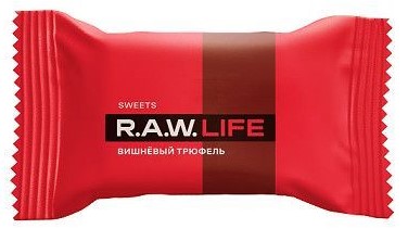 Конфета R.A.W. Life Вишневый трюфель  - Фото 1 большая