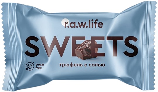 Конфеты R.A.W. Life Sweets Трюфель с солью - Фото 1 большая