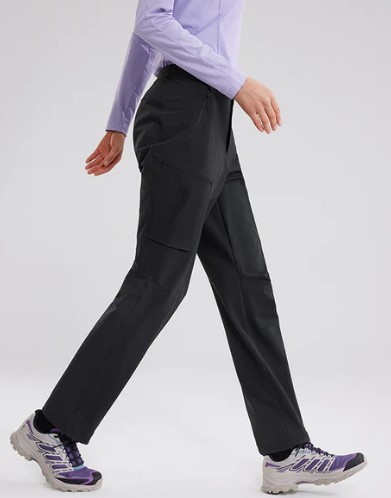 Брюки женские Kailas T10-X Softshell Deep Black - Фото 7 большая