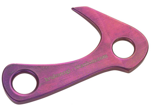 Крюк якорный Krukonogi Titanium Sharp 3D #2 (90 мм) - Фото 1 большая