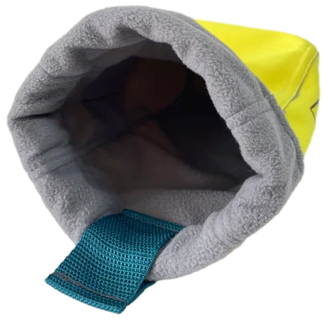 Мешок для магнезии Лезь! Желтый/Бирюзовый - Фото 4 большая