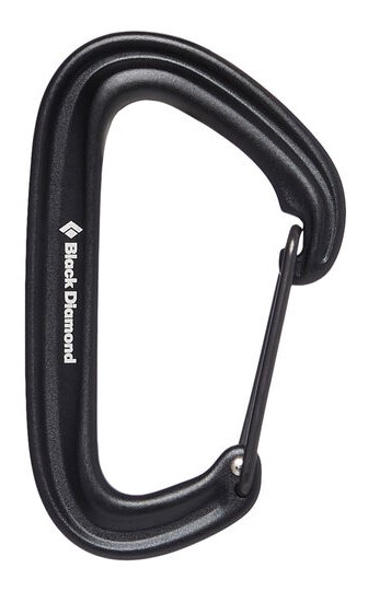 Карабин Black Diamond Litewire Black - Фото 1 большая