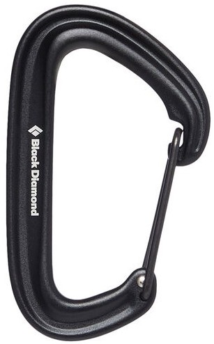Карабин Black Diamond Litewire Black - Фото 1 большая