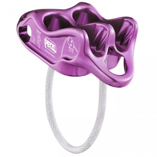 Устройство страховочное Petzl Reverso 4 Violet - Фото 2 большая