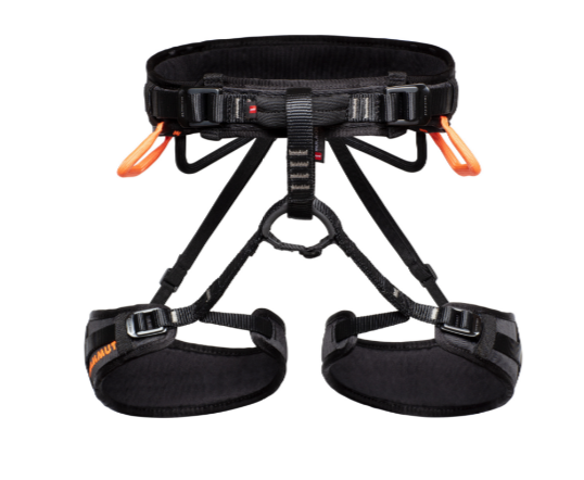 Страховочная система Mammut Ophir 4 Slide Black/Safety Orange - Фото 1 большая