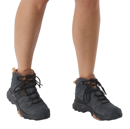 Кроссовки женские Salomon X Ultra 4 Mid Gtx Ebony/Mocha - Фото 6 большая