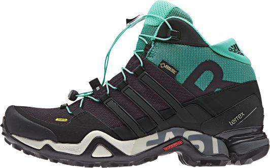 Треккинговые кроссовки женские Adidas TERREX FAST R MID G rd/cblc/shk - Фото 1 большая