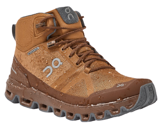Кроссовки женские On Cloudrock Waterproof Pecan/Rock - Фото 8 большая