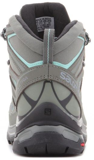 Кроссовки женские Salomon X Ultra 3 Mid GTX Shadow/Castor Gray/Beach Glass - Фото 8 большая