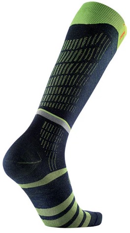 Носки Sidas Ski Touring Deep Blue/Yellow - Фото 4 большая