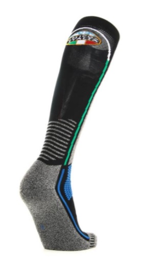 Носки мужские Mico Official Ita Ski Nero - Фото 4 большая