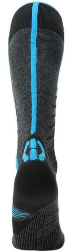 Носки мужские UYN Ski One Merino Anthracite/Turquoise - Фото 4 большая