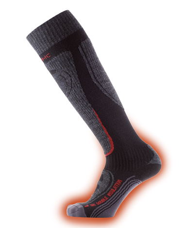 Носки Therm-Ic Ski Double Insul Black - Фото 5 большая