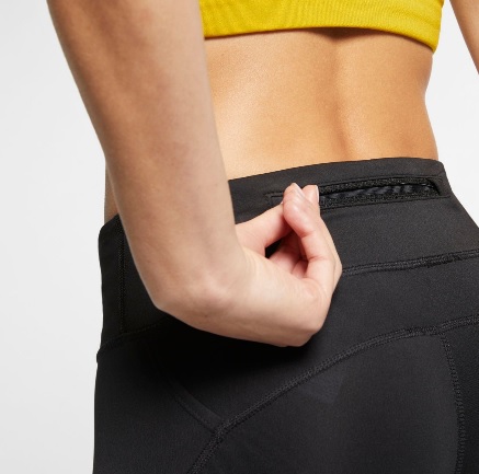 Тайтсы женские Nike Tight Fit Fast Black - Фото 10 большая