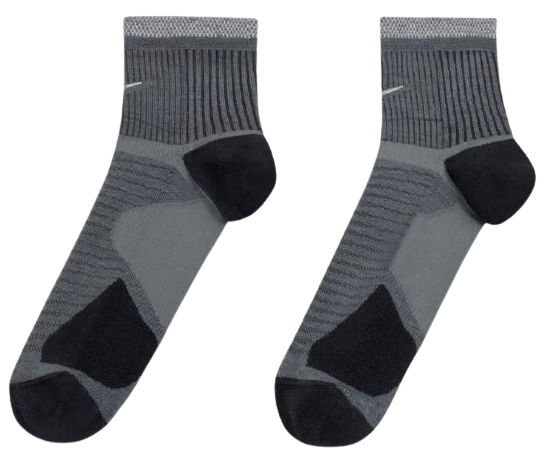 Носки Nike Spark Wool Ancle Grey/Dark Smoke Grey/Black/Reflect Silver - Фото 3 большая