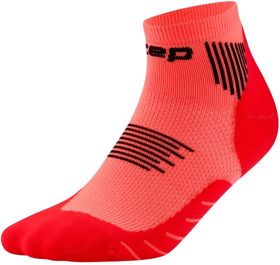 Носки мужские CEP C095M Core Run Low Cut 5.0 Neon Coral - Фото 1 большая
