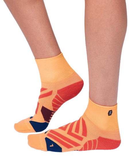 Носки женские On Mid Coral/Navy - Фото 3 большая