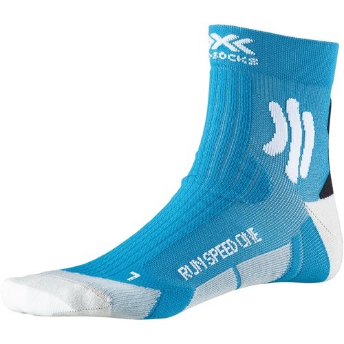 Носки X-Socks Run Speed One Teal Blue/Arctic White - Фото 3 большая
