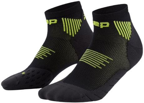 Носки женские CEP C095W Core Run Low Cut 5.0 Black/Lime - Фото 3 большая