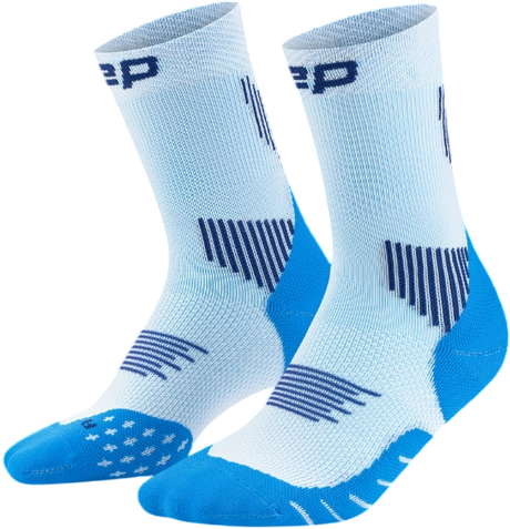 Носки женские CEP C105W Core Run Mid Cut 5.0 Blue/Ice - Фото 3 большая